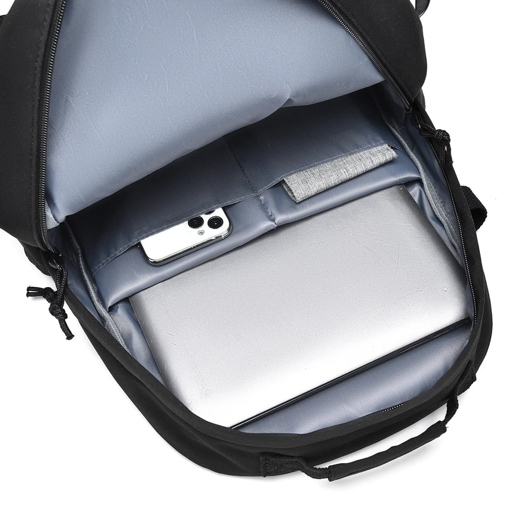 Hot Selling -  Multi Pocket Unisex Backpack, Oxford Material Large Capacity Casual Simple Neutral Style Backpack, Computer Backpack