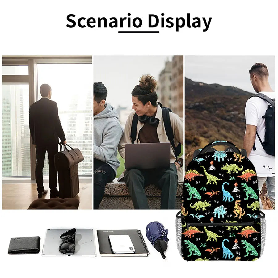 Dinosaur -  Backpacks for Boy and Girls Best Gifts 3D Cartoon School Backpack for Children