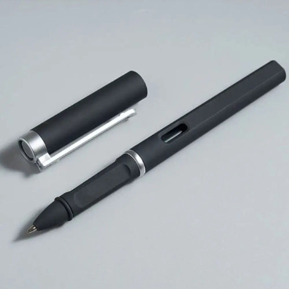 Simple 0.5MM Black Ink Gel Pen Quick Drying Correct Posture Writing Ballpoint Pen Smooth Writing Neutral Pen School Office