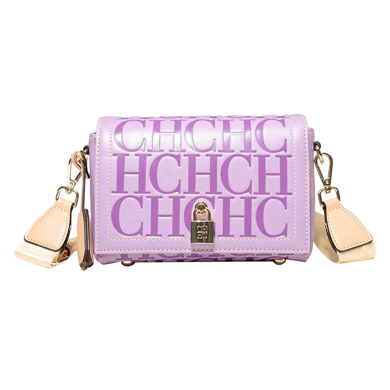 ARLIS - 
Fashion Design Model Metal Accessories Buckle Women's Shoulder Bag Luxury Brand 2025 Fashion Solid Colour Printed Head Bag