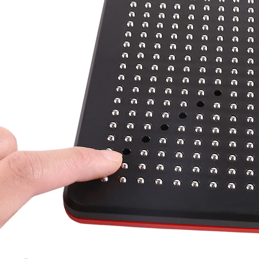 Magnetic Drawing Board Magnetized Board For Children  Magnet Ball Pad Magnetic Stylus Montessori Education Travel Activities Toy