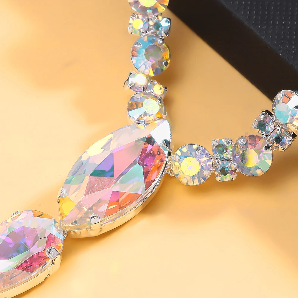 DANZARA - 
Colorful Crystal Dance Anklet Belly Prom Foot Accessories Gifts 2024 Barefoot Rhinestone Toe Chain Anklet Bracelet for Women