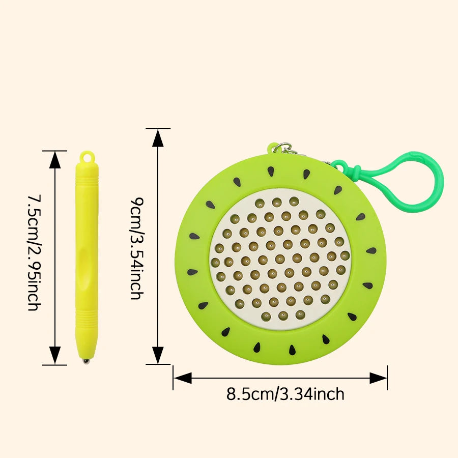 Magnet Ball Drawing Board Kids Magnet Tablet Sketch Pad With Magnetic Stylus Montessori Education Travel Activities Magnet Toy