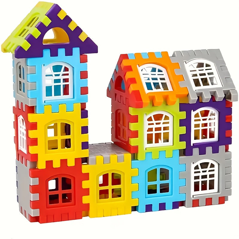 [Educational Blocks] 50/100/130pcs Educational Building Blocks Set | Large Size Creative Building Blocks, Intelligent Development Functions, Educational DIY Assembly Toys | Stimulate Creativity, Classroom Prizes, Birthday Gif