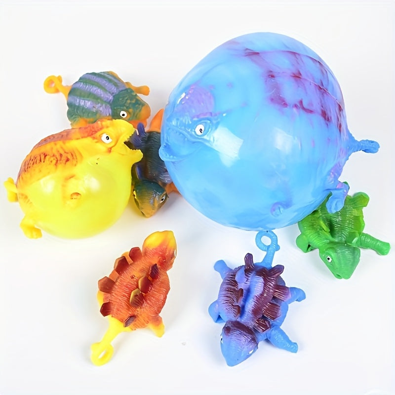 2pcs Children Creative Funny Toy Blowable Animal Venting Toys Inflatable Dinosaur Party Favors Kids Birthday Gift